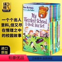 疯狂学校第四季12册盒装 [正版]送音频 疯狂学校第一季1-4册盒装 英文原版 My Weird School Coll