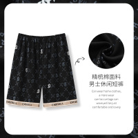 睡裤男士单件夏天棉质家居短裤2026年新款薄款大码夏季大裤衩男式_1