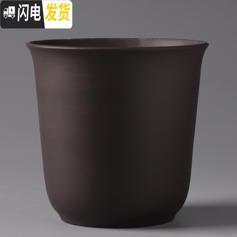 三维工匠陶瓷蝴蝶兰专用绿植绿萝吊兰创意简约大号多肉小花盆栽 JF-紫砂花盆-紫砂 11cm花盆容器