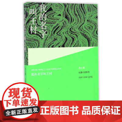 我的名字叫王村 范小青 人民文学出版社 正版书籍