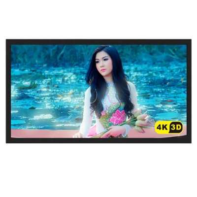 经科JK画框投影幕布投影机小边框N4-FL/W1玻纤白幕119寸16:9