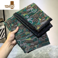 YANXU黑色牛仔裤男2023年新款潮牌印花ins韩版潮流百搭微哈伦小脚裤子