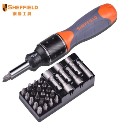 钢盾(SHEFFIELD) S056511 28件套倍速棘轮螺丝刀组套[家用]