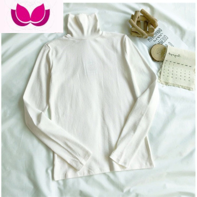 七斓新款韩版内搭修身打底衫德绒百搭高领长袖t恤女韩版上衣潮