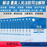 全套7卷 [正版]2023新书 解读人民法院司法解释 含指导性案例 刑事卷 民事卷 商事卷 知识产权卷 民事诉讼卷 行政