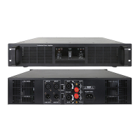 启诺QN-TM450 视频会议适用定阻功放 多功能会议室专业后级功放 黑色 台