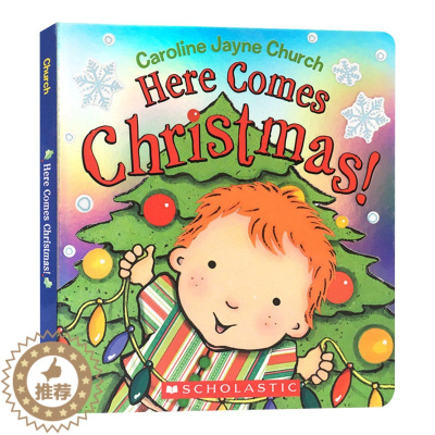 [醉染正版]圣诞节来了 英文原版绘本 Here Comes Christmas! 儿童图画故事 节日庆幼儿认知绘本 进口