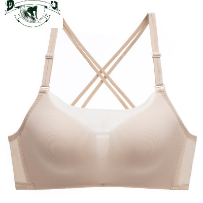 HLCOMAN美背文胸小胸平胸专用聚拢加厚10cm防走光抹胸式超厚无钢圈内衣女抹胸