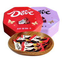 德芙Dove喜糖新款铁盒装德芙丝滑牛奶巧克力6粒10粒16粒婚庆结婚不含礼袋可另外购买