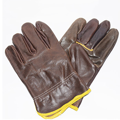 TDUO牛皮劳保手套D86双