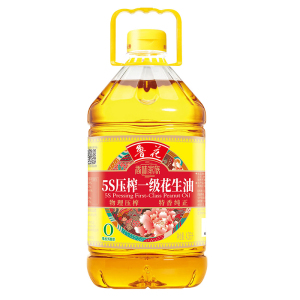 鲁花 香味家族系列5S压榨一级花生油4.36L