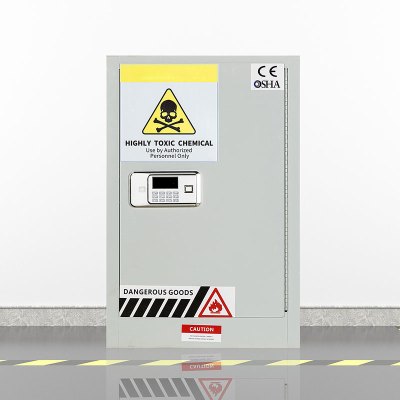 臻远ZY4041502毒麻柜实验室化学品药品存储柜安全柜防爆柜 12加仑