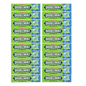 绿箭炫凉薄荷口香糖5片装13.5g*20条盒装经典薄荷味清新口气休闲