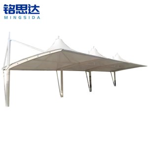 铭思达膜结构遮阳雨棚定制平方米