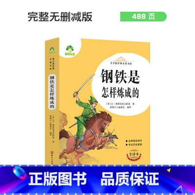 钢铁是怎样炼成的 [正版]朝花夕拾西游记国一初中小学生课外阅读书籍世界名着爱的教育鲁滨逊漂流记三四五六年级课外书经典小英