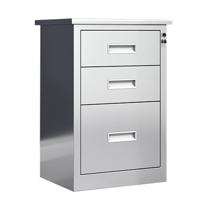 班龙不锈钢矮柜三斗440*400*750mm台