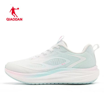 乔丹QIAODAN缓轻震科技女跑鞋量透气专业马拉松训练鞋