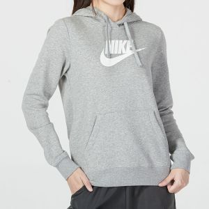 耐克(NIKE)长袖卫衣女装新款运动服时尚休闲装连帽柔软针织套头衫DQ5776-063 ZP