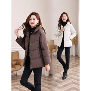 大码女棉衣新款宽松显瘦外套冬季棉袄时尚女装棉服潮