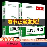 英语同步阅读+训练 五年级上 [正版]2023新版小学英语同步阅读训练三年级四年级五年级六年级PEP人教版 英语阅读同步
