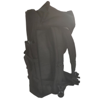 珩祺 黑色牛津布大容量双肩背包 HQ-X2294 长37*宽22*高75cm (单位:个)