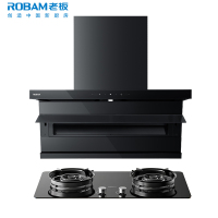 老板(Robam)油烟机顶侧双吸27立方大吸力抽油烟机燃气灶烟灶套装7字型吸油烟机27A15-D1P+50B5A