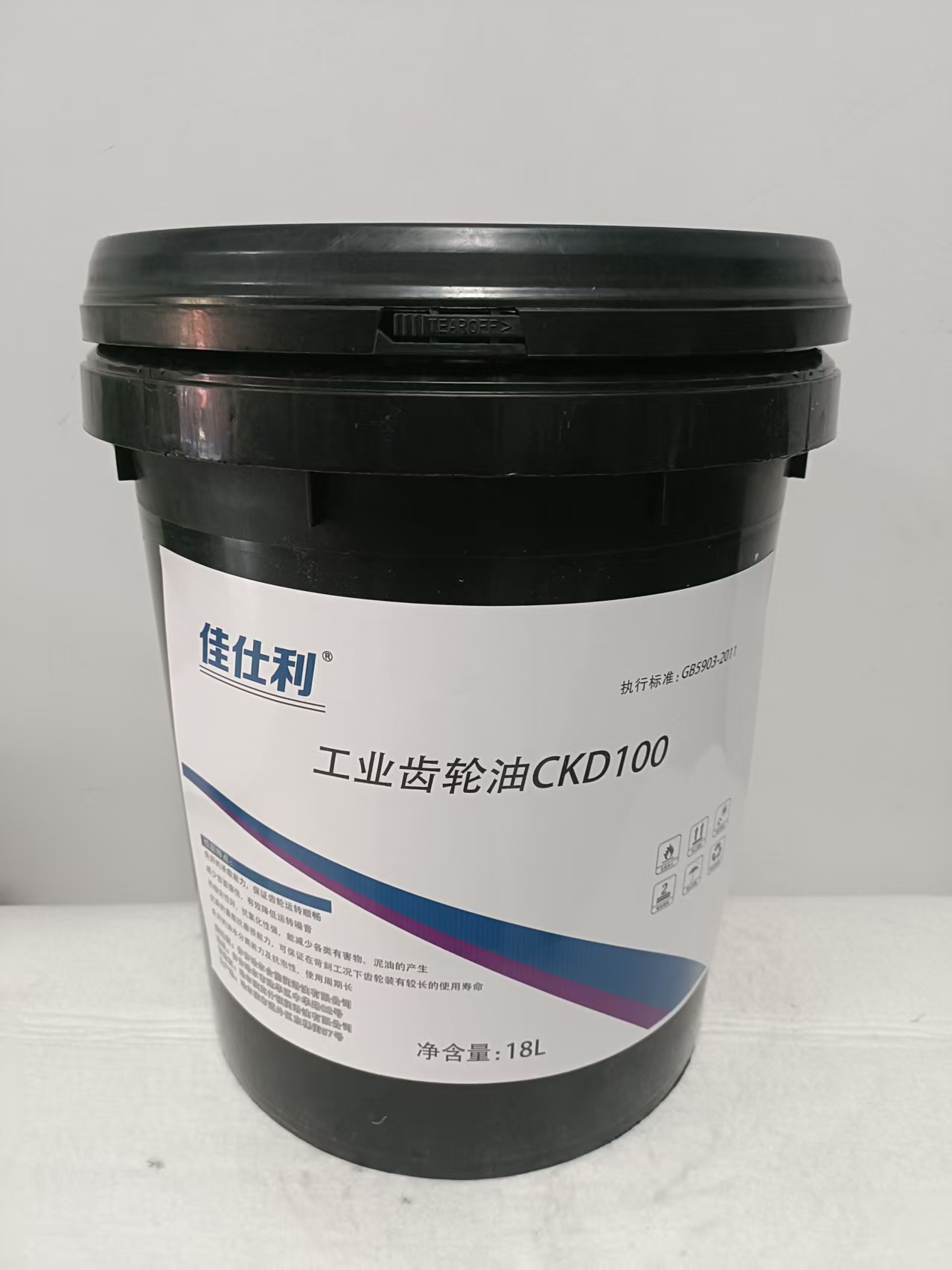 佳仕利 工业齿轮油 CKD100 18L/桶