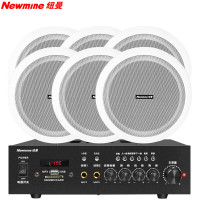 纽曼(Newsmy)功放吸顶音响 R16 6英寸一拖六 1个功放配6个喇叭+10米音响线