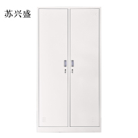 苏兴盛加厚二门钢制更衣柜员工柜铁皮职工储物柜带锁存包柜鞋柜