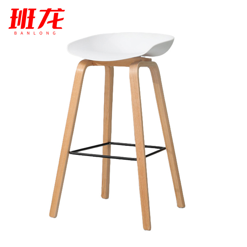 班龙吧台椅43*46*82cm白色张