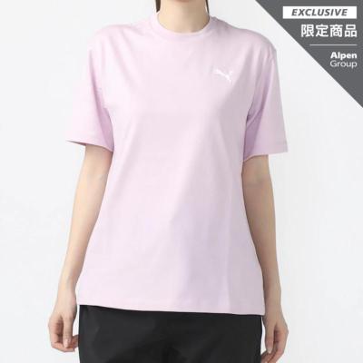 彪马(Puma)纯棉宽松刺绣短袖T恤女夏休闲百搭运动街头圆领猫logo