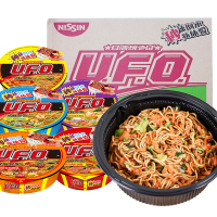 日清(NISSIN) UFO飞碟炒面 124g/碗12碗整箱混合口味装( 速食 拌面 整箱 捞面 干拌面 方便面