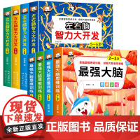儿童全脑开发思维逻辑升级训练游戏书2-3-4-5岁左右脑最强大脑开发训练书籍小班中班大班宝宝幼儿园数学启蒙认知益智图书老