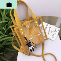 春夏小清新透明果冻包包女2020新款潮韩版单肩时尚斜挎百搭手提包NEW LAKE女斜挎包