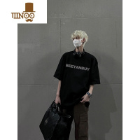 YANXU欧美街头潮牌t恤男生美式穿搭ootd短袖夏季男款复古痞帅炸街上衣