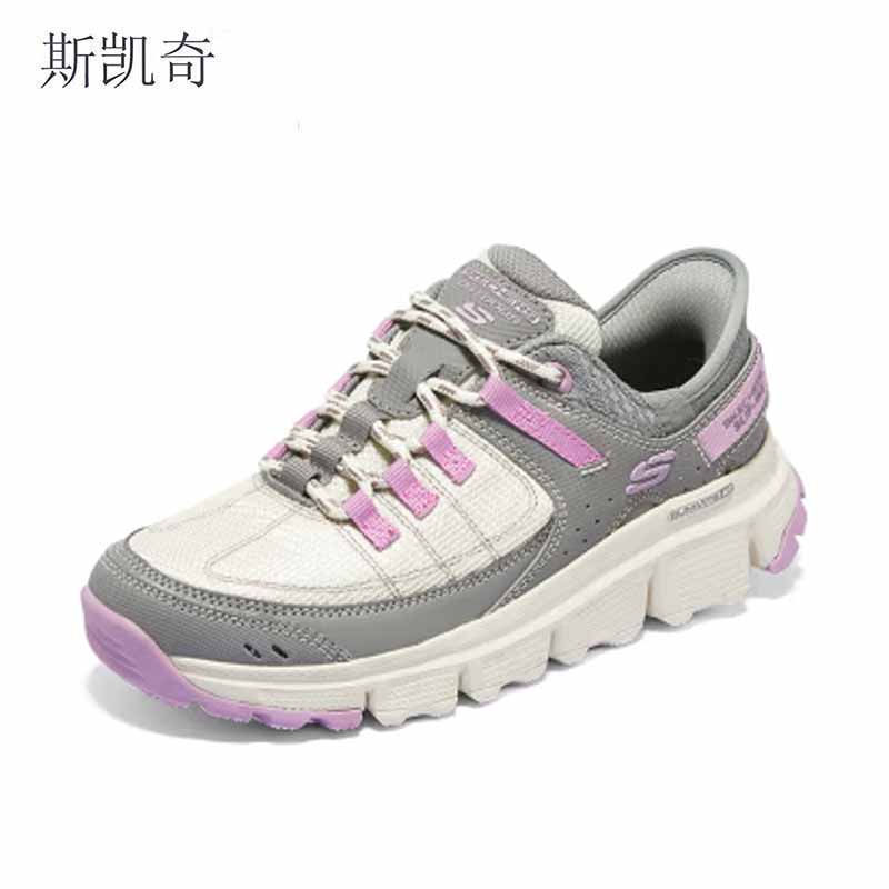 斯凯奇 女户外网面徒步鞋 180147/GYPK-5 双