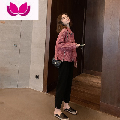 七斓2023年新款小香风网红名媛气质小个子盐系穿搭炸街套装女