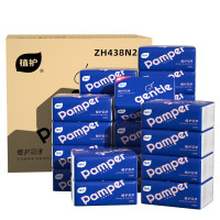 植护ZH22438N24羽淳(全新升级)系列原木抽纸 128*175mm/4层 80抽 24包/箱