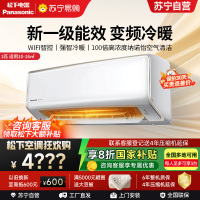 松下空调洵风系列 大1匹挂壁式空调挂机 新一级能效 100倍纳诺怡 WIFI 松下原装压缩机 电辅加热DG26K410Q