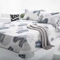 美帮汇家纺单/双人全棉床单学生宿舍单件全棉1.5/1.8米花之粉梦