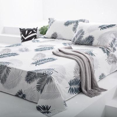 美帮汇家纺单/双人全棉床单学生宿舍单件全棉1.5/1.8米花之粉梦