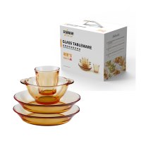 艾逸瑶选铂萃系列高硼硅玻璃餐具4件套CJ-21140