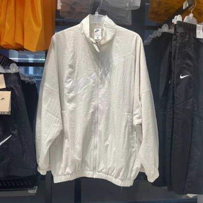 NIKE耐克外套运动休闲舒适梭织立领女装夹克DX5865-104 D