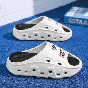 2025年新款露趾EVA休闲舒适透气时尚平跟简约百搭日常男款拖鞋