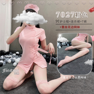 霏慕情趣内衣女角色扮演性感短裙女短袖制服大码套装女式情趣睡衣女士衣服成人用品7027
