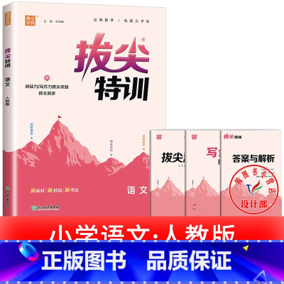 单本[人教版]语文 六年级下 [正版]2025春拔尖特训英语外研版一年级起点英语练习册外研社小学一二三四五六年级上册下册