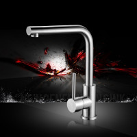 欧琳(OULIN)厨房龙头CFX008 不锈钢冷热洗菜盆水龙头 360度旋转健康水槽龙头 厨用龙头