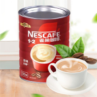 雀巢(Nestle)咖啡1+2原味三合一速溶咖啡1200g冲饮品可冲80杯研磨1罐装速溶咖啡粉