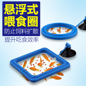 鱼缸喂食器 水族箱投食器投食圈 小型鱼缸喂食 投喂鱼食