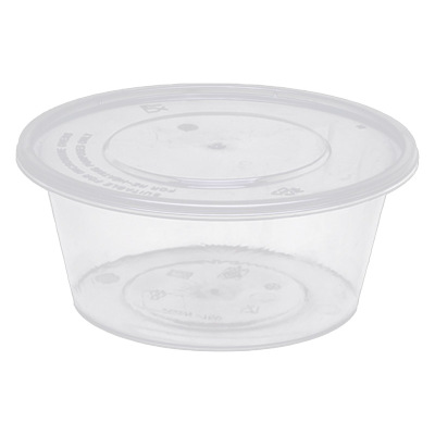 优彩嘉 一次性餐盒 圆碗透明 750ML*300套 CH-03 箱